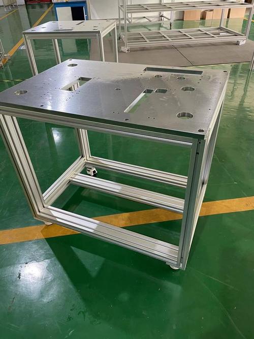 定制欧标工业铝型材4040铝合金机架流水线机器人框架工作台